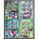 WWF FLORES MARIPOSAS AITUTAKI HERMOSA SERIE COMPLETA DE HOJAS BLOQUES NUEVAS MINT